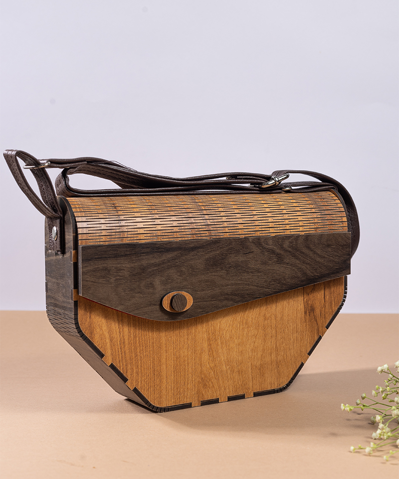 Wooden Sling Bag