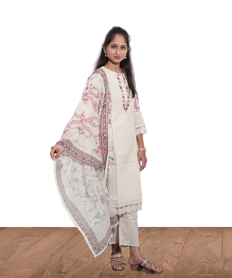 Kurti pant with Dupatta