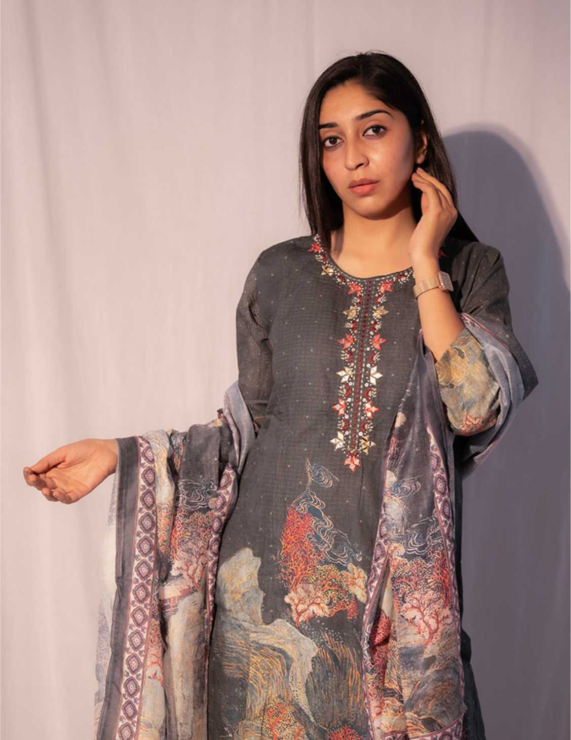 Kurti pant with Dupatta